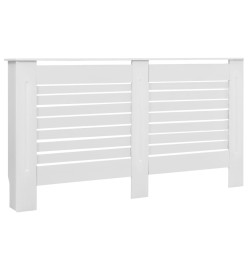 Cache-radiateurs 2 pcs Blanc 152x19x81,5 cm MDF