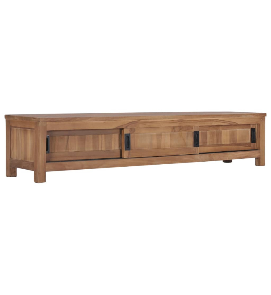 Meuble TV 150 x 30 x 30 cm Bois de teck massif