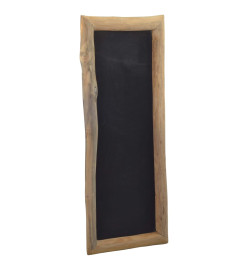 Tableau noir 3 pcs 30x70 cm Bois de teck solide