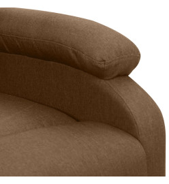 Fauteuil de massage Marron Tissu