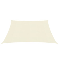 Voile d'ombrage 160 g/m² Crème 2,5x2,5 m PEHD