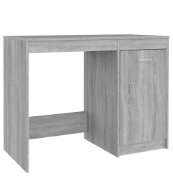 Bureau Sonoma gris 100x50x76 cm Bois d'ingénierie