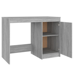 Bureau Sonoma gris 100x50x76 cm Bois d'ingénierie