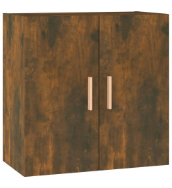 Armoire murale Chêne fumé 60x30x60 cm Bois d'ingénierie