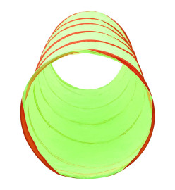 Tunnel de jeu pour enfants avec 250 balles Vert 175cm Polyester