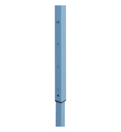 Tente de réception pliable avec 3 parois 3x4 m Acier Anthracite