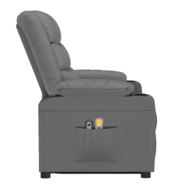 Fauteuil de massage Gris Similicuir