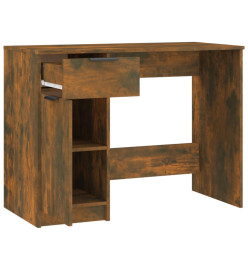 Bureau Chêne fumé 100x50x75 cm Bois d'ingénierie