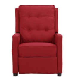 Fauteuil de massage Rouge bordeaux Tissu