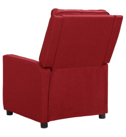 Fauteuil de massage Rouge bordeaux Tissu