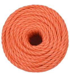 Corde de travail Orange 14 mm 50 m Polypropylène