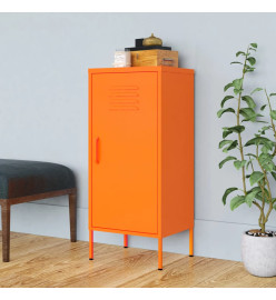 Armoire de rangement Orange 42,5x35x101,5 cm Acier