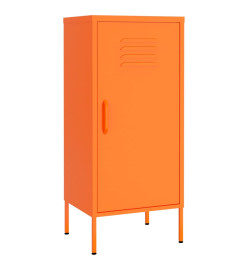 Armoire de rangement Orange 42,5x35x101,5 cm Acier