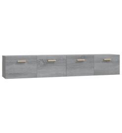 Armoires murales 2 pcs Sonoma gris 100x36,5x35 cm