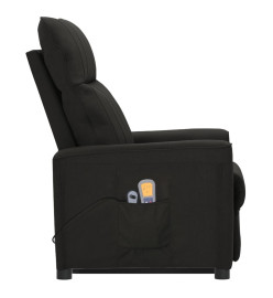 Fauteuil de massage Noir Tissu