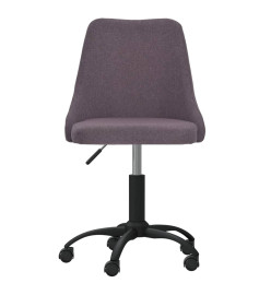 Chaise pivotante de bureau Taupe Tissu