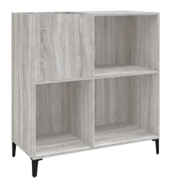 Armoire à disques sonoma gris 84,5x38x89 cm bois d'ingénierie