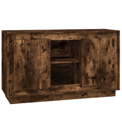 Buffet chêne fumé 102x35x60 cm bois d'ingénierie