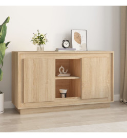 Buffet chêne sonoma 102x35x60 cm bois d'ingénierie