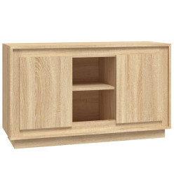 Buffet chêne sonoma 102x35x60 cm bois d'ingénierie