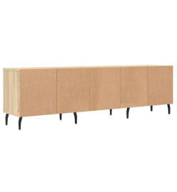 Meuble TV chêne sonoma 150x30x44,5 cm bois d'ingénierie