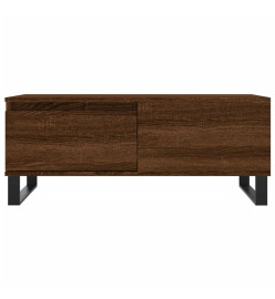 Table basse Chêne marron 90x50x36,5 cm Bois d'ingénierie