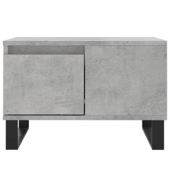 Table basse gris béton 55x55x36,5 cm bois d'ingénierie