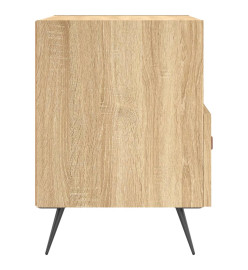 Table de chevet chêne sonoma 40x35x47,5 cm bois d’ingénierie