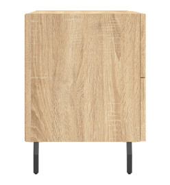 Table de chevet chêne sonoma 40x35x47,5 cm bois d’ingénierie