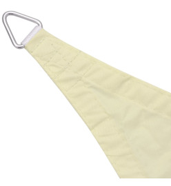 Parasol en tissu Oxford rectangulaire 2 x 4 m Crème