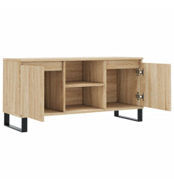 Meuble TV chêne sonoma 104x35x50 cm bois d'ingénierie