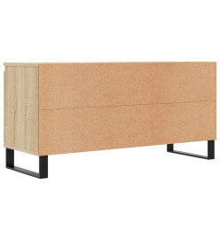 Meuble TV chêne sonoma 104x35x50 cm bois d'ingénierie