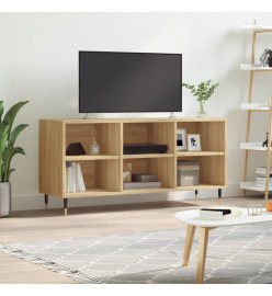 Meuble TV chêne sonoma 103,5x30x50 cm bois d'ingénierie