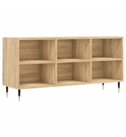 Meuble TV chêne sonoma 103,5x30x50 cm bois d'ingénierie