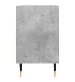 Meuble TV gris béton 69,5x30x50 cm bois d'ingénierie