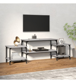 Meuble TV Sonoma gris 157x35x52 cm bois d'ingénierie