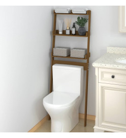 Étagère de toilette Marron miel 63,5x32x179 cm Bois pin massif