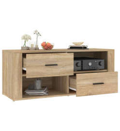 Meuble TV Chêne sonoma 100x35x40 cm Bois d'ingénierie