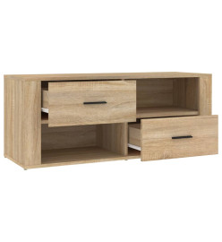 Meuble TV Chêne sonoma 100x35x40 cm Bois d'ingénierie