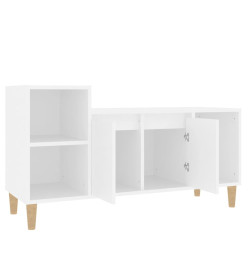 Meuble TV Blanc 100x35x55 cm Bois d'ingénierie