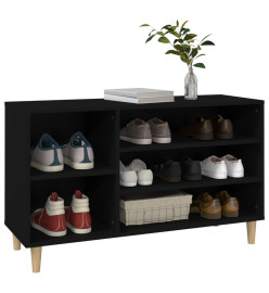 Armoire à chaussures Noir 102x36x60 cm Bois d'ingénierie