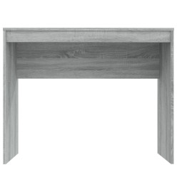 Bureau Sonoma gris 90x40x72 cm Bois d'ingénierie