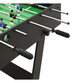 Table de football pliante 121 x 61 x 80 cm Noir