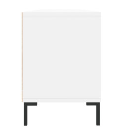 Meuble TV blanc 150x30x44,5 cm bois d'ingénierie