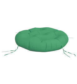 Coussin rond vert Ø 60 x11 cm tissu oxford