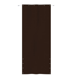 Écran de balcon Marron 120x240 cm Tissu Oxford