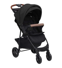 Poussette pour bébé 3-en-1 Anthracite Acier