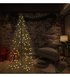 Arbre de Noël cône 240 LED d'intérieur/d'extérieur 115x150 cm