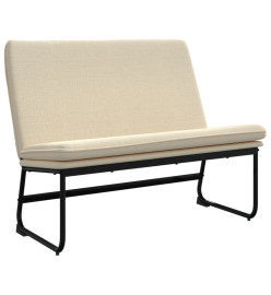 Banc Crème 100x75x76 cm Tissu