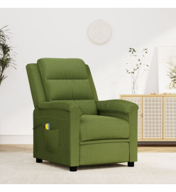 Fauteuil de massage Vert clair velours